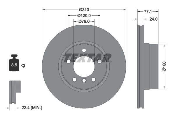 Brake Disc (Front axle)  Art. 92122505