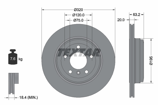 Brake Disc (Rear axle)  Art. 92122703