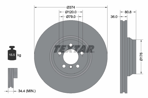 Brake Disc (Front axle)  Art. 92123003