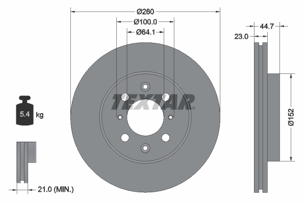 Brake Disc (Front axle)  Art. 92125200