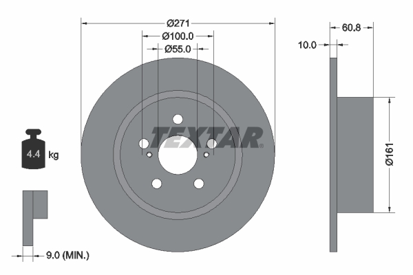 Brake Disc (Rear axle)  Art. 92126503