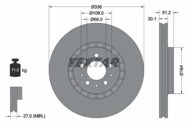 Brake Disc (Front axle)  Art. 92126705