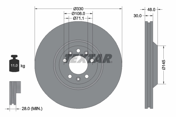 Brake Disc (Front axle)  Art. 92129503