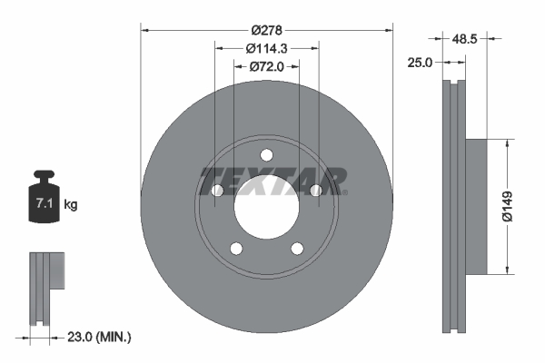 Brake Disc (Front axle)  Art. 92130303