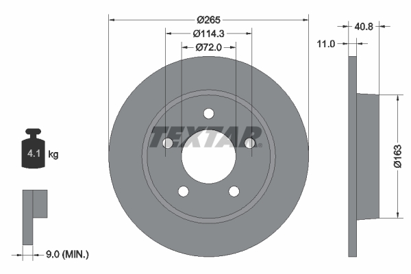 Brake Disc (Rear axle)  Art. 92130500