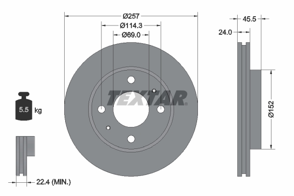 Brake Disc (Front axle)  Art. 92130800