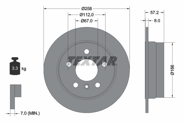 Brake Disc (Rear axle)  Art. 92132103