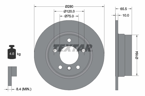 Brake Disc (Rear axle)  Art. 92132903