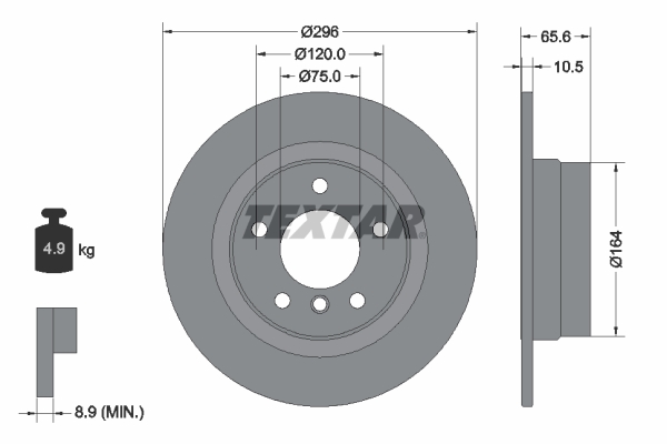 Brake Disc (Rear axle)  Art. 92133103