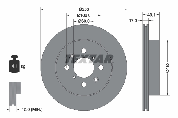 Brake Disc (Front axle)  Art. 92135303