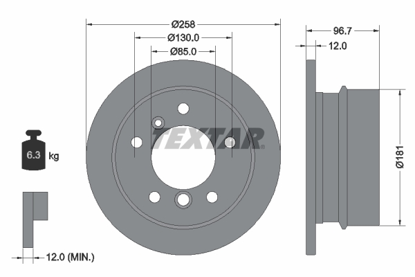 Brake Disc (Rear axle)  Art. 92137503