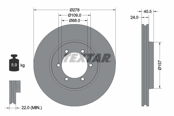 Brake Disc (Front axle)  Art. 92138400