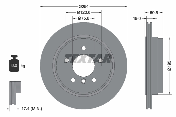 Brake Disc (Rear axle)  Art. 92141703