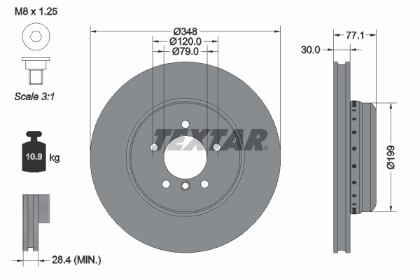 Brake Disc (Front axle)  Art. 92141825