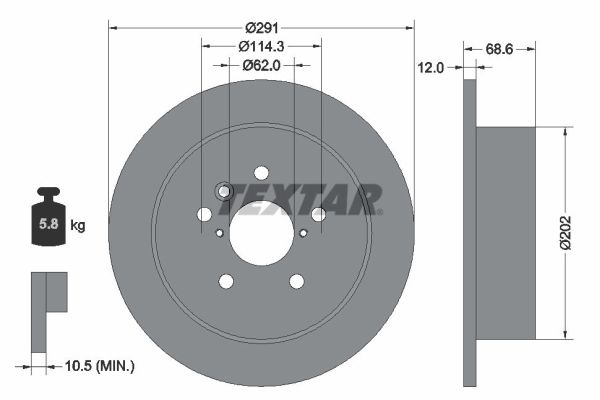 Brake Disc (Rear axle)  Art. 92144203