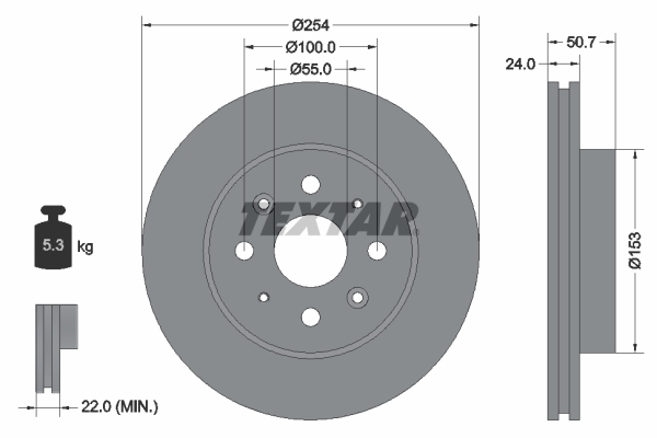 Brake Disc (Front axle)  Art. 92147000