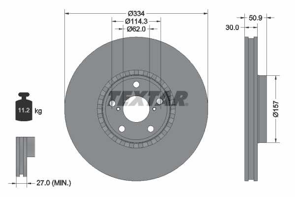 Brake Disc (Front axle)  Art. 92147803