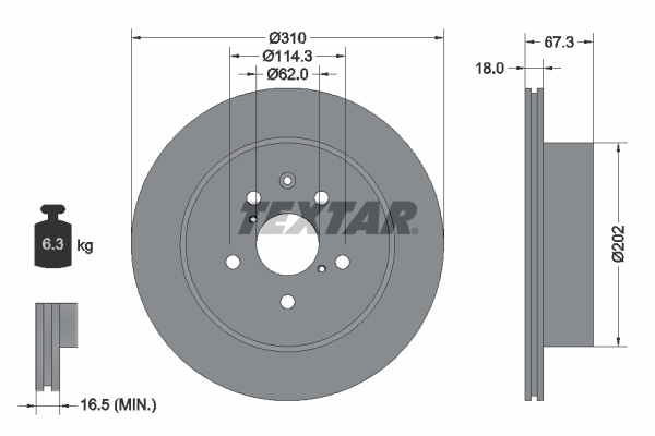 Brake Disc (Rear axle)  Art. 92148003