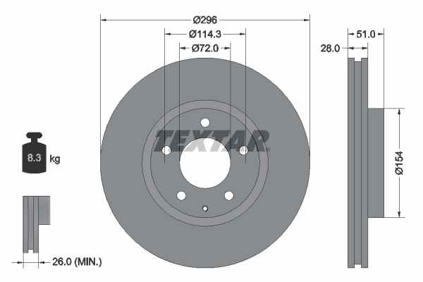 Brake Disc (Front axle)  Art. 92148100