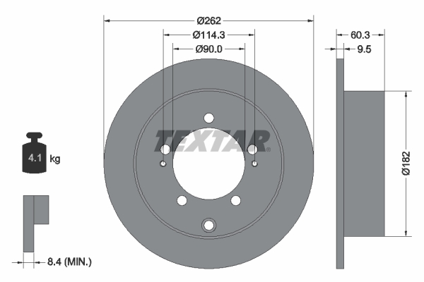 Brake Disc (Rear axle)  Art. 92148600