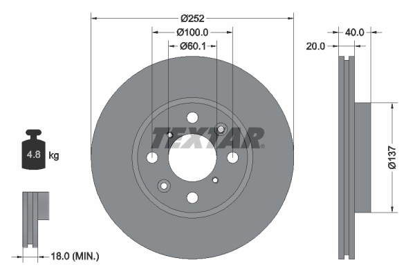 Brake Disc (Front axle)  Art. 92148903