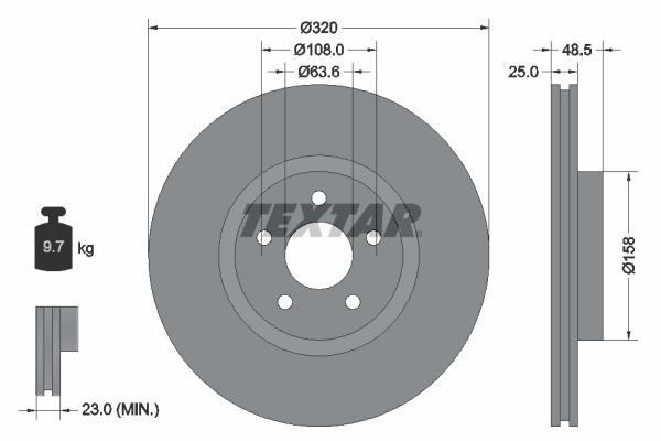 Brake Disc (Front axle)  Art. 92149105