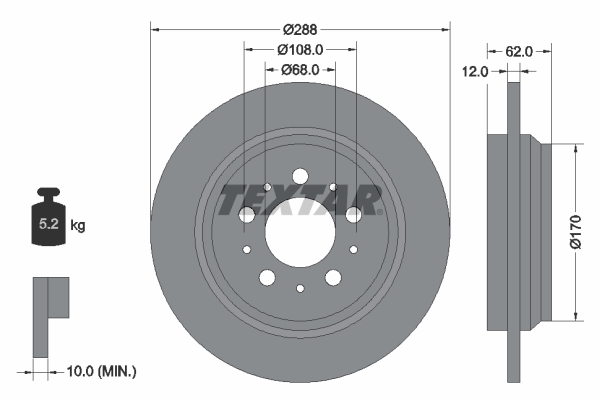 Brake Disc (Rear axle)  Art. 92149203