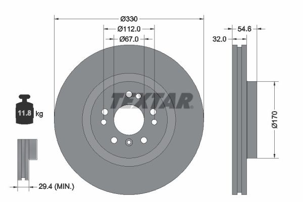 Brake Disc (Front axle)  Art. 92150605