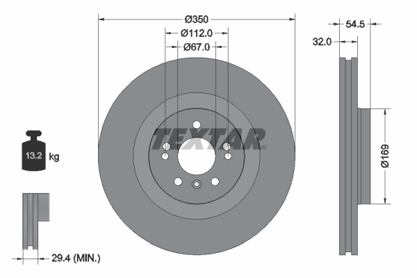 Brake Disc (Front axle)  Art. 92150705