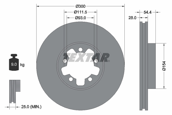 Brake Disc (Front axle)  Art. 92151903