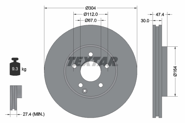 Brake Disc (Front axle)  Art. 92152105