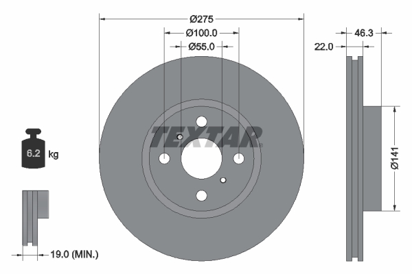 Brake Disc (Front axle)  Art. 92156200