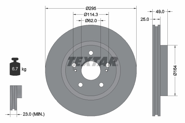 Brake Disc (Front axle)  Art. 92156503