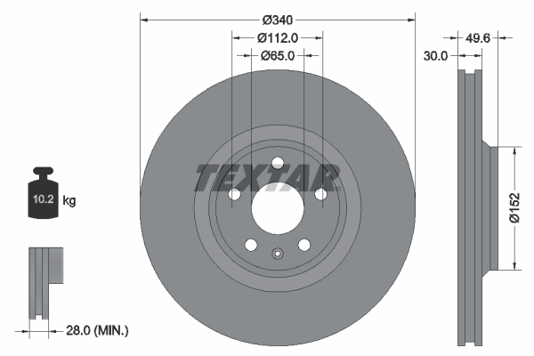 Brake Disc (Front axle)  Art. 92160505