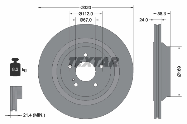 Brake Disc (Rear axle)  Art. 92160705