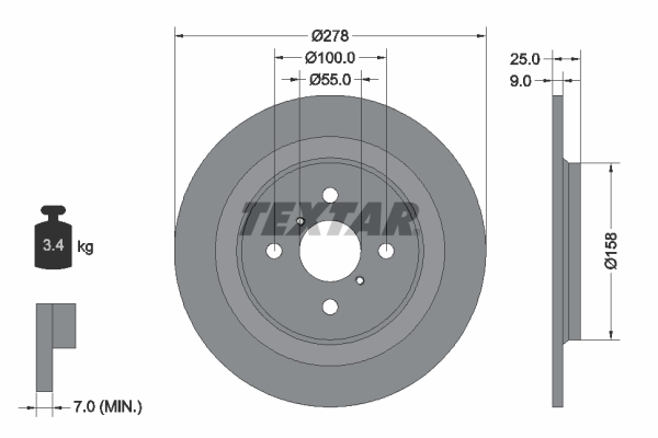 Brake Disc (Rear axle)  Art. 92161903