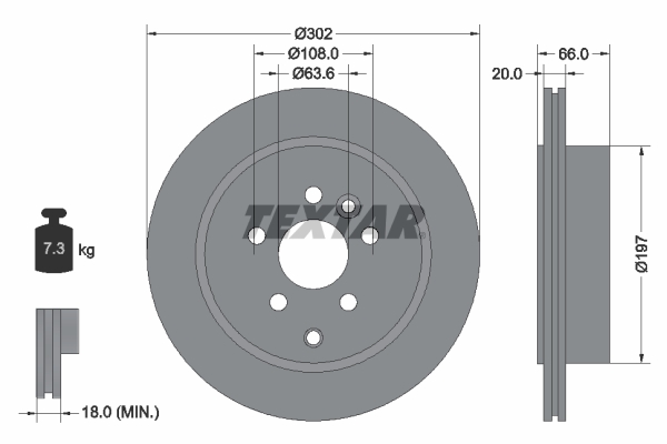 Brake Disc (Rear axle)  Art. 92162803