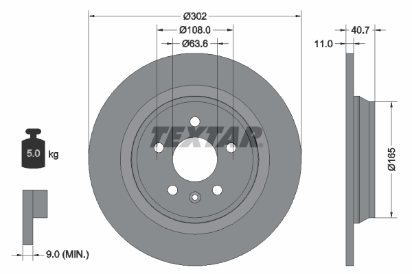 Brake Disc (Rear axle)  Art. 92162903