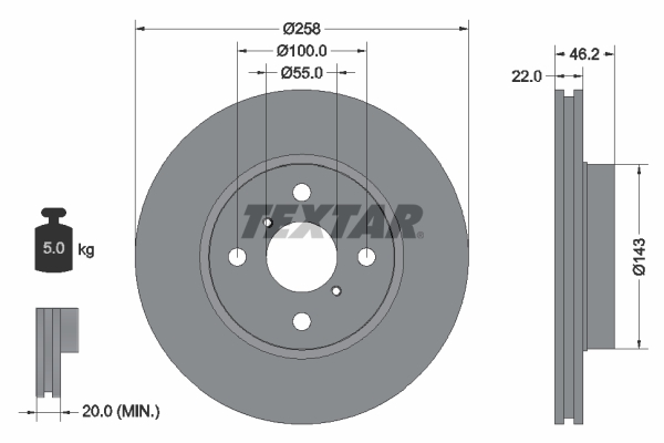 Brake Disc (Front axle)  Art. 92164203