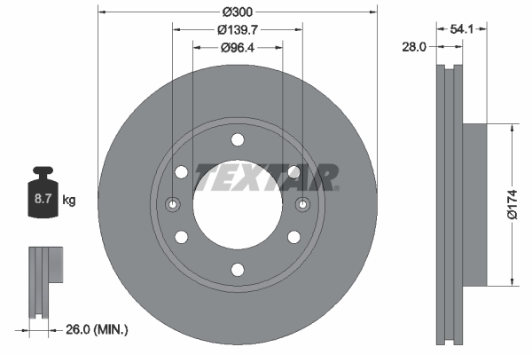 Brake Disc (Front axle)  Art. 92164500