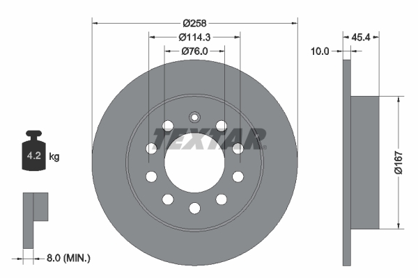 Brake Disc (Rear axle)  Art. 92166700