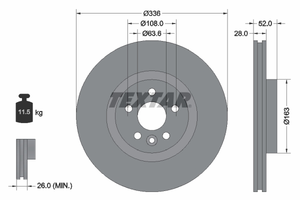 Brake Disc (Front axle)  Art. 92168203