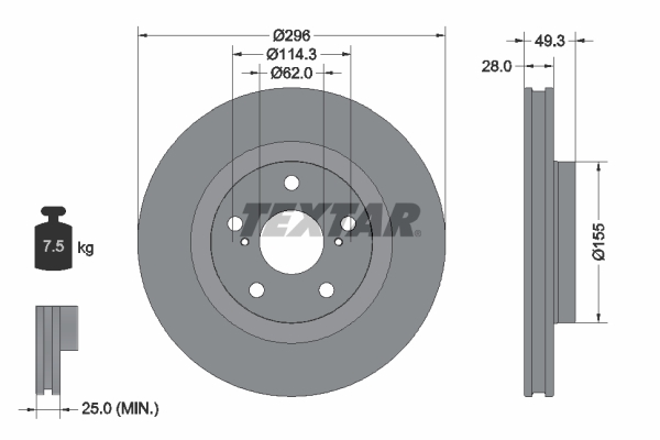 Brake Disc (Front axle)  Art. 92168803