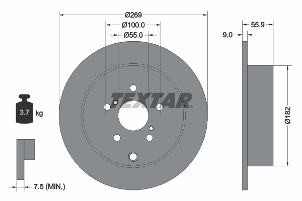 Brake Disc (Rear axle)  Art. 92170403