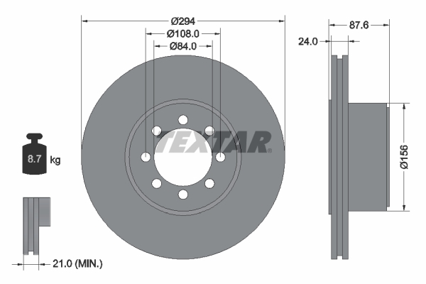 Brake Disc (Rear axle)  Art. 92171700