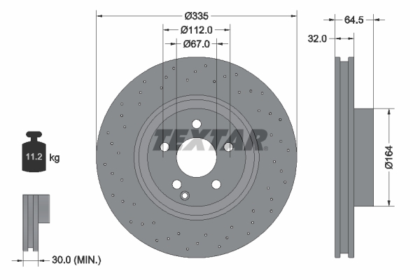 Brake Disc (Front axle)  Art. 92171905