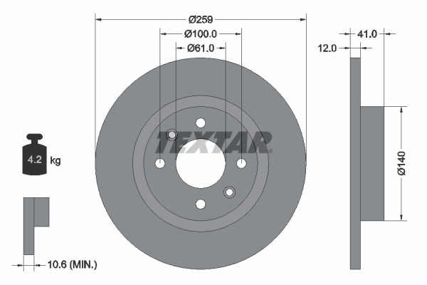 Brake Disc (Front axle)  Art. 92175103