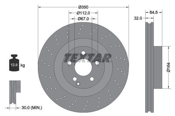 Brake Disc (Front axle)  Art. 92176405