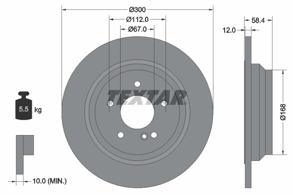 Brake Disc (Rear axle)  Art. 92176503