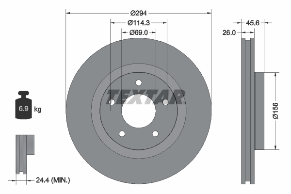 Brake Disc (Front axle)  Art. 92184405